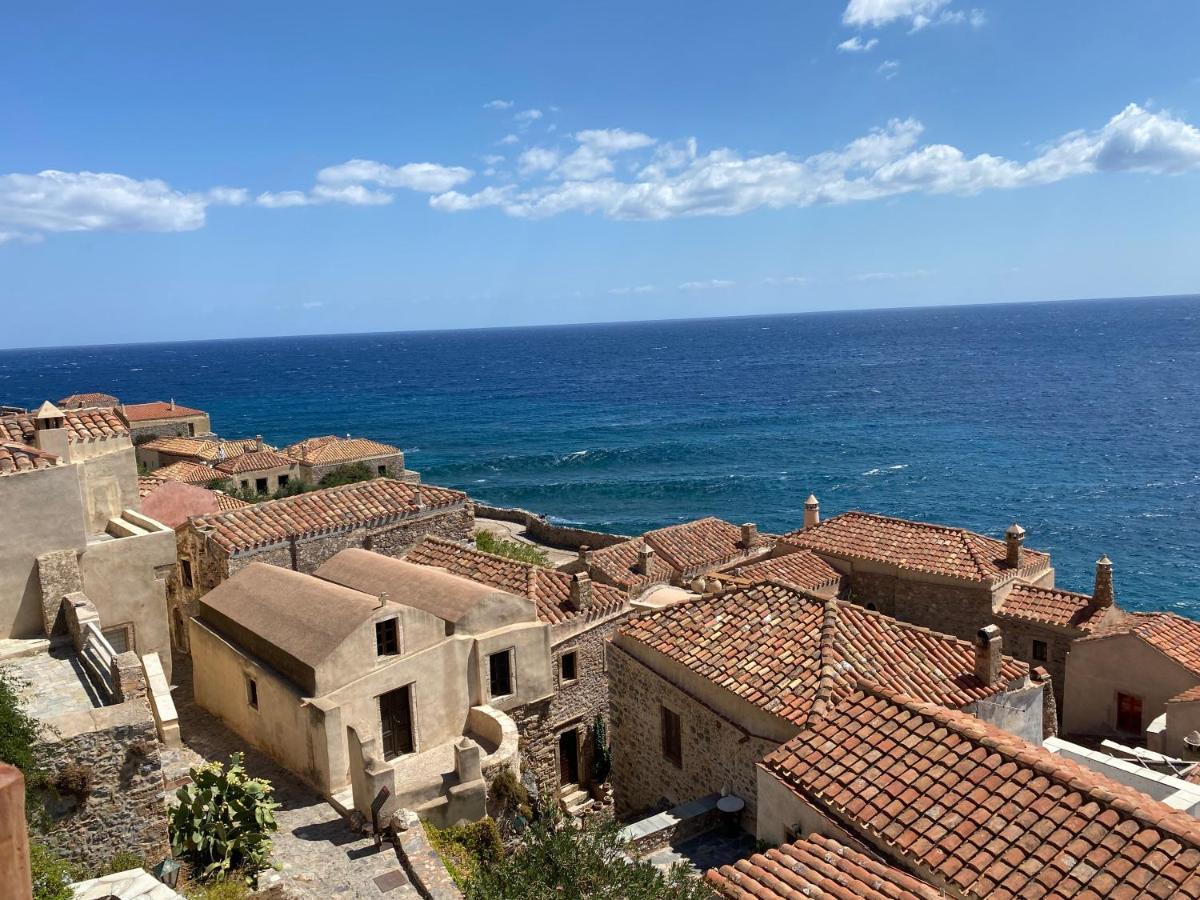 Villa Hara Monemvasia Bagian luar foto